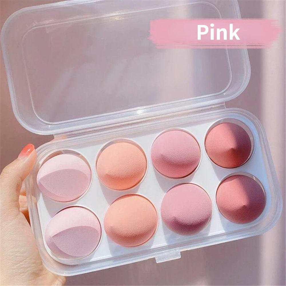 Makeup Sponge Blender - 4/8pcs Soft Foundation Sponges Beauty Puff Set - ZOOMNSTORE