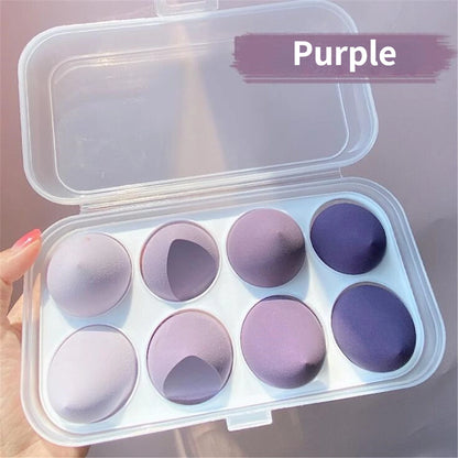Makeup Sponge Blender - 4/8pcs Soft Foundation Sponges Beauty Puff Set - ZOOMNSTORE