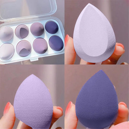 Makeup Sponge Blender - 4/8pcs Soft Foundation Sponges Beauty Puff Set - ZOOMNSTORE