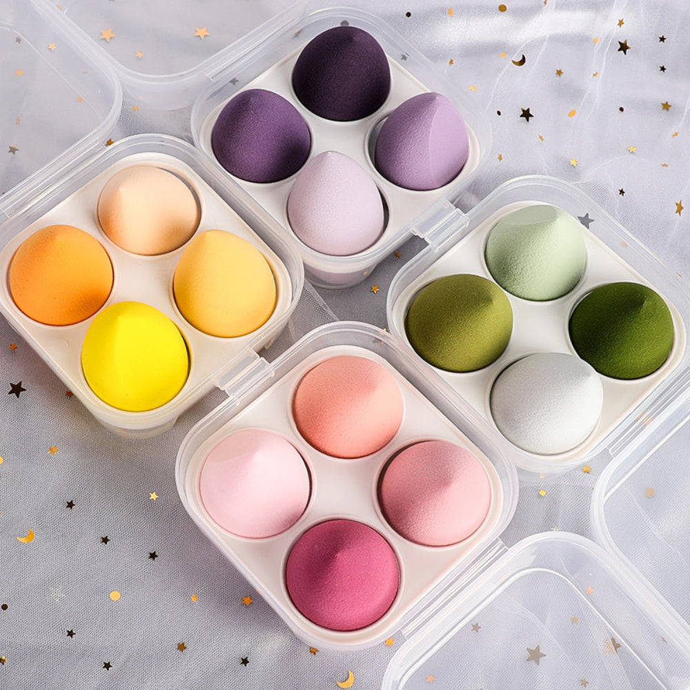 Makeup Sponge Blender - 4/8pcs Soft Foundation Sponges Beauty Puff Set - ZOOMNSTORE