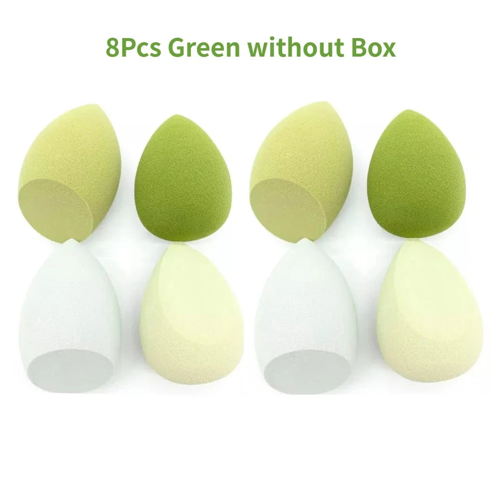 Makeup Sponge Blender - 4/8pcs Soft Foundation Sponges Beauty Puff Set - ZOOMNSTORE