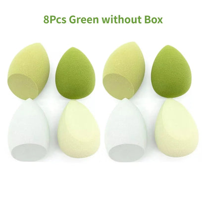 Makeup Sponge Blender - 4/8pcs Soft Foundation Sponges Beauty Puff Set - ZOOMNSTORE