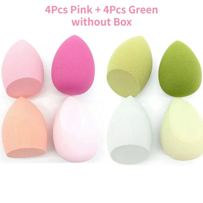 Makeup Sponge Blender - 4/8pcs Soft Foundation Sponges Beauty Puff Set - ZOOMNSTORE