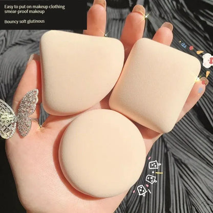 Makeup Sponge Puff | Cosmetic Puff Set 3 Pieces - Soft Portable Beauty Sponge Trio - ZOOMNSTORE