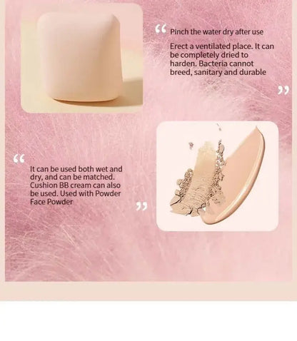 Makeup Sponge Puff | Cosmetic Puff Set 3 Pieces - Soft Portable Beauty Sponge Trio - ZOOMNSTORE