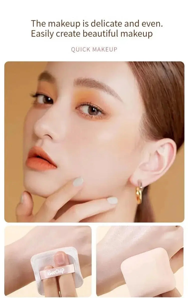 Makeup Sponge Puff | Cosmetic Puff Set 3 Pieces - Soft Portable Beauty Sponge Trio - ZOOMNSTORE