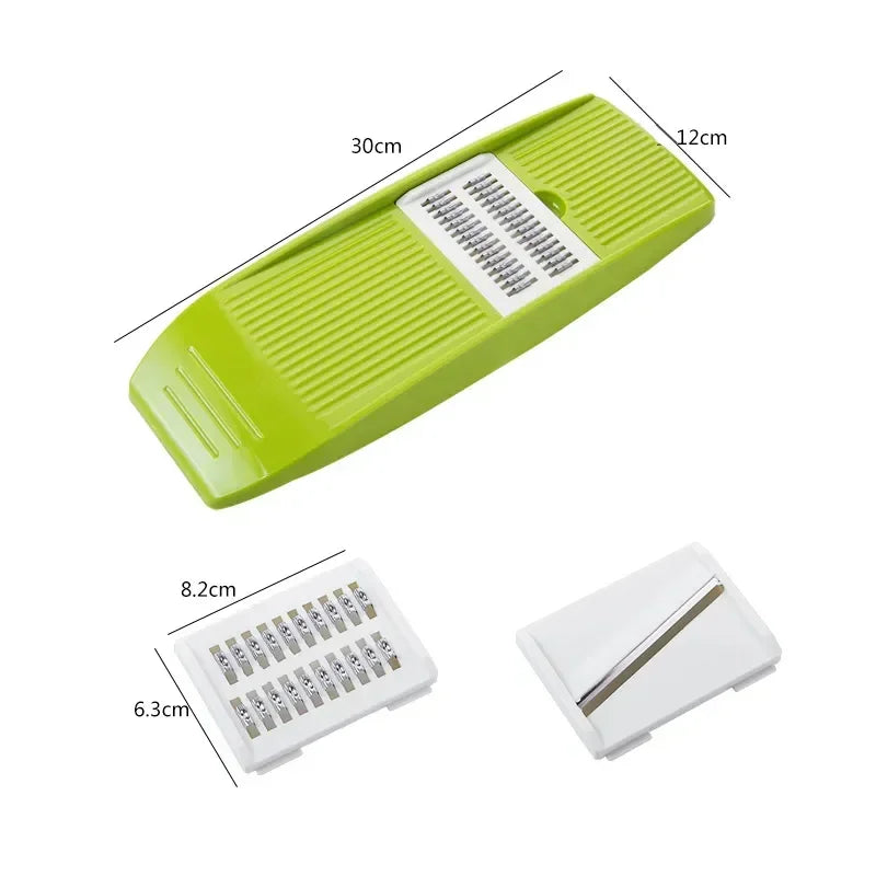 Mandoline Slicer Stainless Steel Vegetable Cutter With 3 Julienne Blades - ZOOMNSTORE