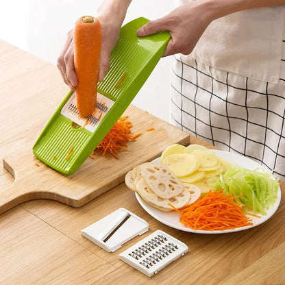 Mandoline Slicer Stainless Steel Vegetable Cutter With 3 Julienne Blades - ZOOMNSTORE