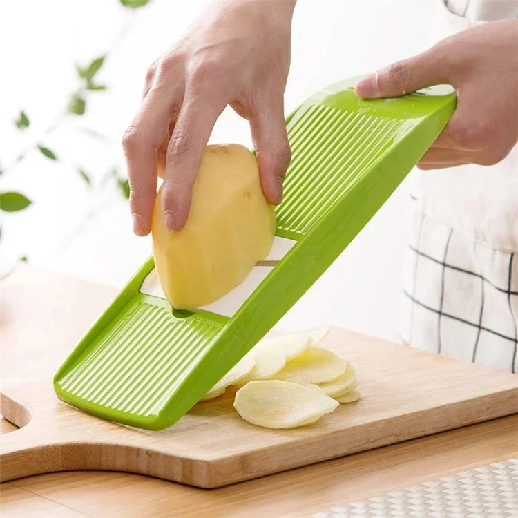 Mandoline Slicer Stainless Steel Vegetable Cutter With 3 Julienne Blades - ZOOMNSTORE