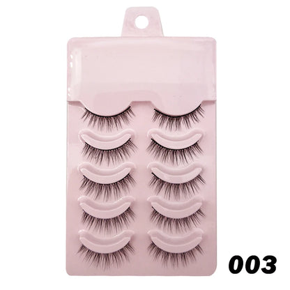 Manga Lashes - Soft Natural Thick False Eyelashes for Daily Makeup - ZOOMNSTORE