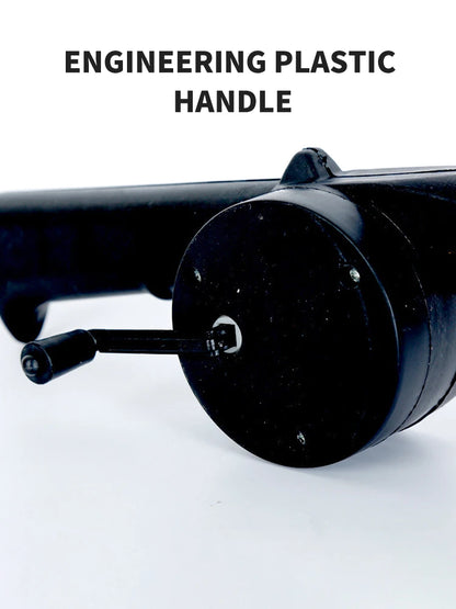 Manual Barbecue Blower – Portable Fire Starter & Hand Crank Charcoal Grill Fan - ZOOMNSTORE