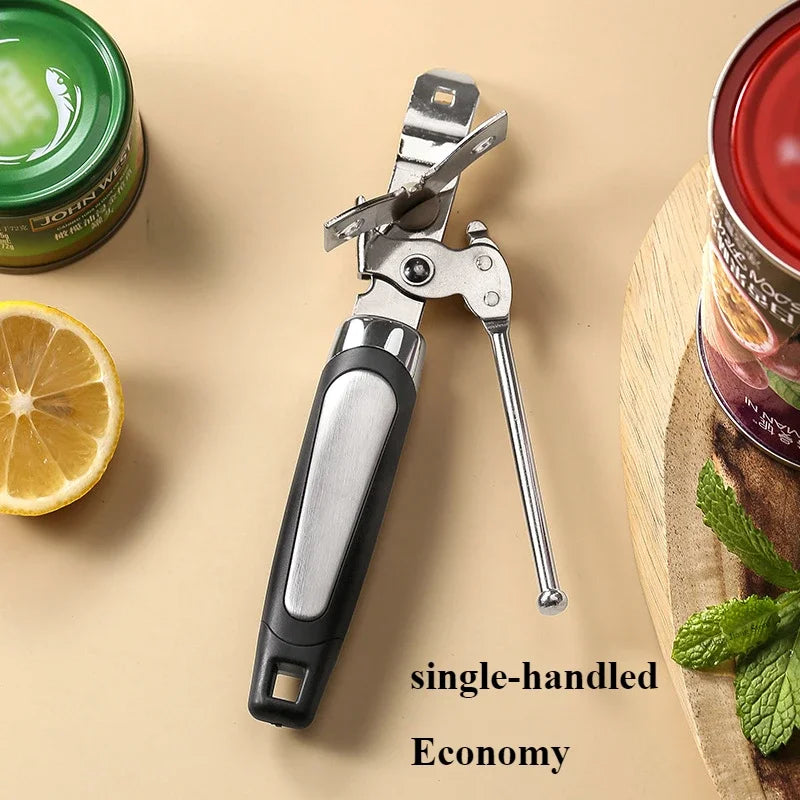 Stainless Steel Manual Can Opener - Multifunctional Kitchen Gadget  Bottle Opener - ZOOMNSTORE