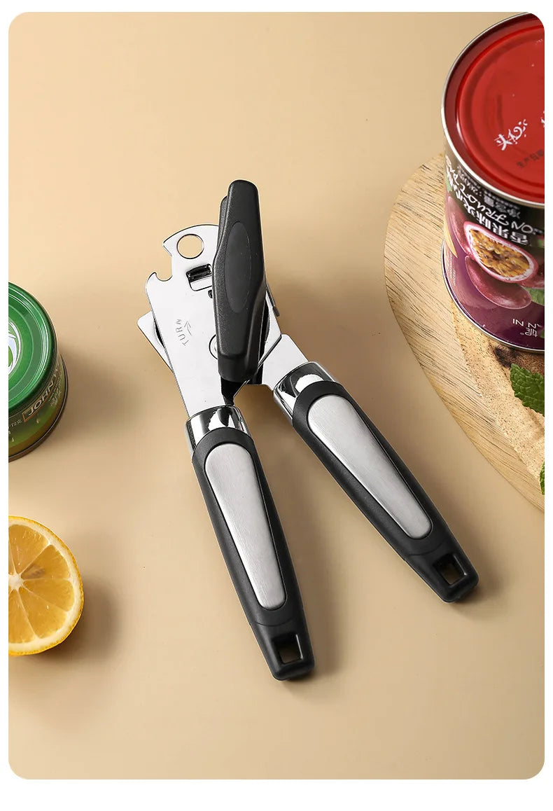 Stainless Steel Manual Can Opener - Multifunctional Kitchen Gadget  Bottle Opener - ZOOMNSTORE