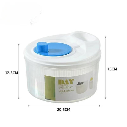 Vegetable Dehydrator  Salad Spinner - Manual Kitchen Gadget for Fruits  Lettuce - ZOOMNSTORE