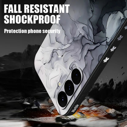 Colorful Marble Case for Samsung Galaxy S24 S23 S22 S21 S20 FE A Series - Lanyard Cover - ZOOMNSTORE