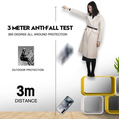 Colorful Marble Case for Samsung Galaxy S24 S23 S22 S21 S20 FE A Series - Lanyard Cover - ZOOMNSTORE