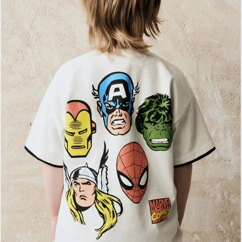 Marvel Boys Summer Tee and Shorts Set - 2pc Kids Outfit - ZOOMNSTORE