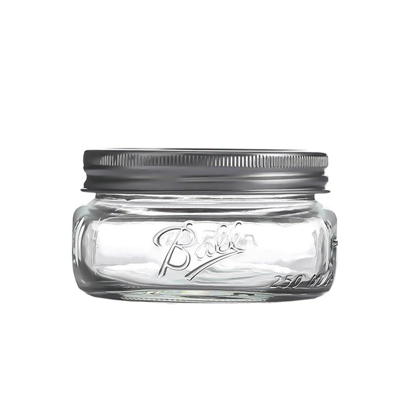 American Mason Jar Glass Transparent Oat-Sealed Beverage Cup Durable Kitchen Storage Container for Milk Shake & Juice - ZOOMNSTORE