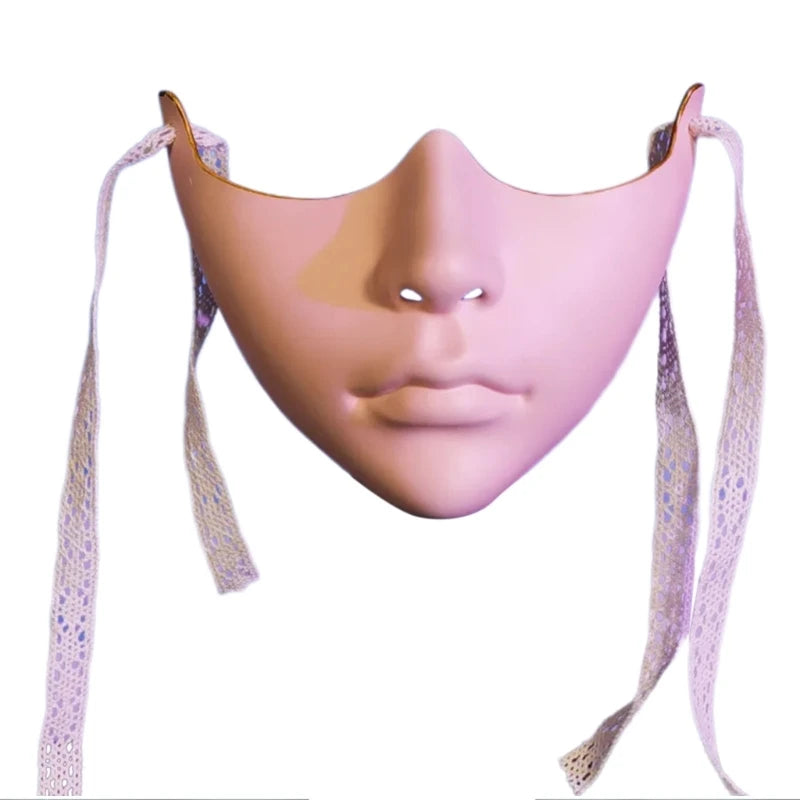 Masquerade Half Face Mask - Cosplay Halloween Eyemask for Men and Women - ZOOMNSTORE