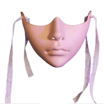 Masquerade Half Face Mask - Cosplay Halloween Eyemask for Men and Women - ZOOMNSTORE