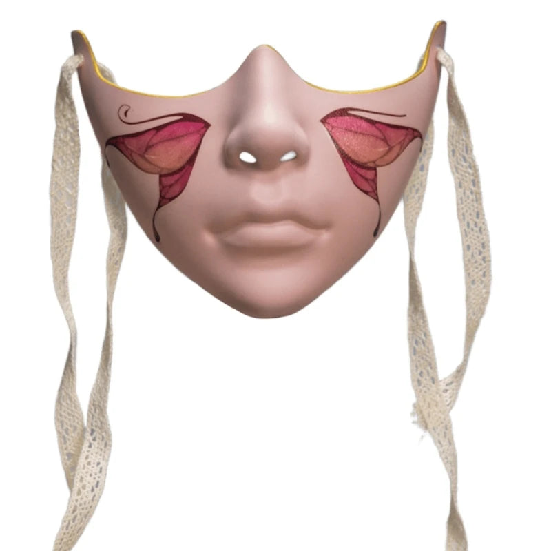 Masquerade Half Face Mask - Cosplay Halloween Eyemask for Men and Women - ZOOMNSTORE