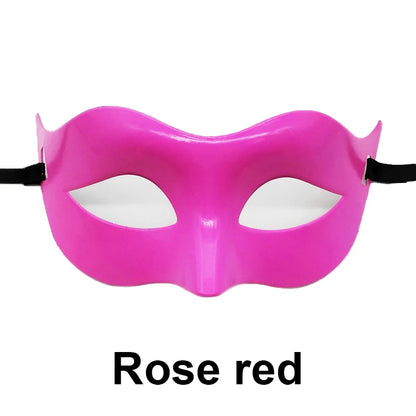 Women Man Sexy Gentleman Masquerade Mask Prom Mask Halloween Party Props Black White Retro Mask Plastic Half Face Cosplay Mask - ZOOMNSTORE