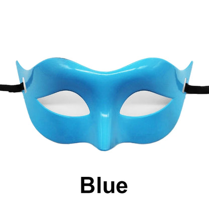 Women Man Sexy Gentleman Masquerade Mask Prom Mask Halloween Party Props Black White Retro Mask Plastic Half Face Cosplay Mask - ZOOMNSTORE