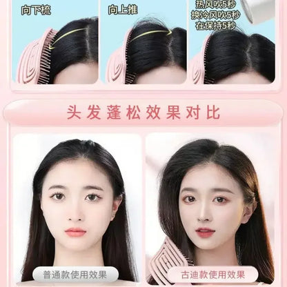 Massage Comb - Elastic Hollow Out Hair Styling Detangler & Scalp Brush Tool - ZOOMNSTORE