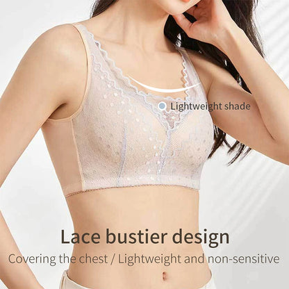 LERVANLA 718 Mastectomy Bra with Pockets for Silicone Breast Forms Prosthesis Women Everyday Bra Artificial Prosthesis - ZOOMNSTORE