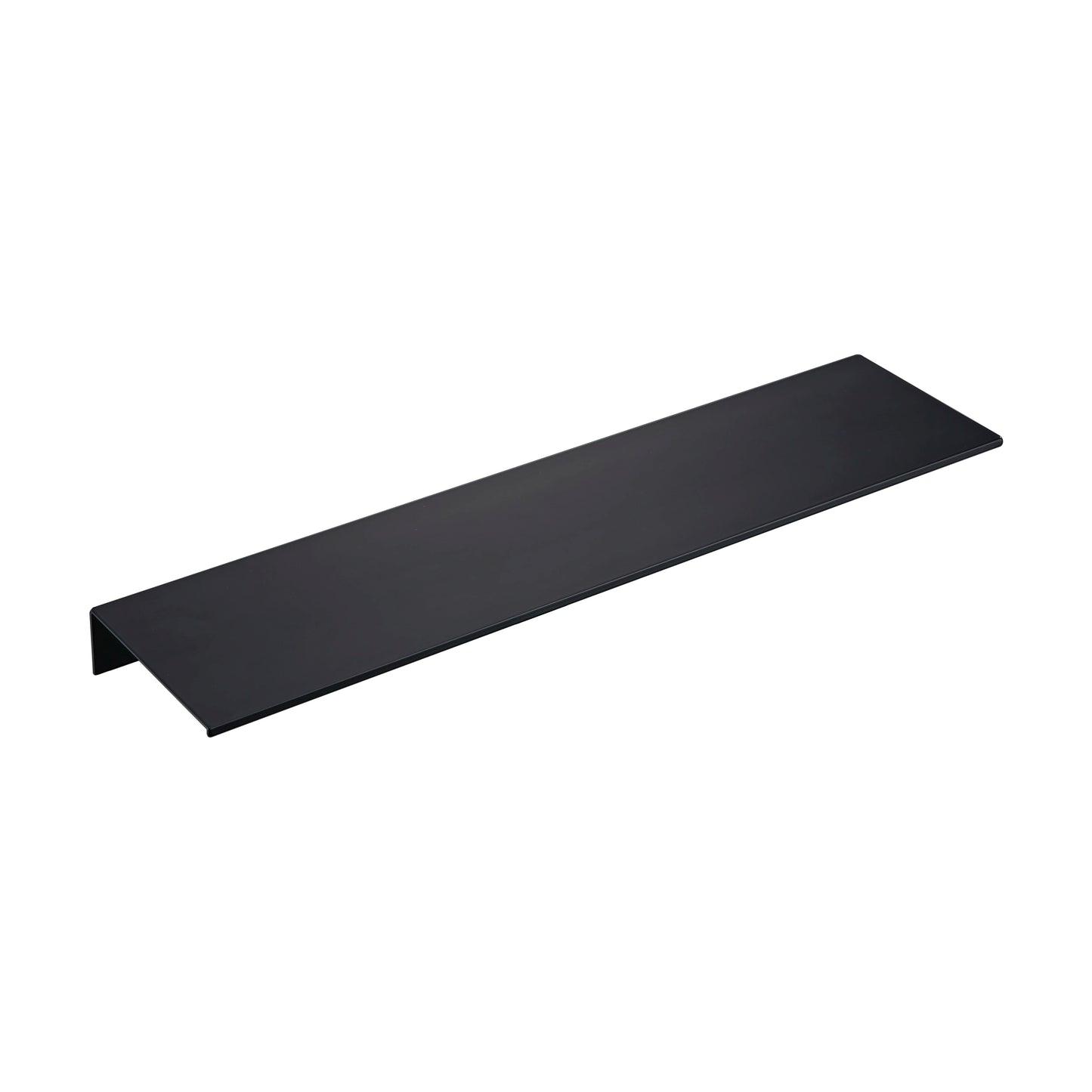 Matt Black Wall Shelf - Modern Bathroom Shelves | Corner Storage Rack 30-50cm - ZOOMNSTORE