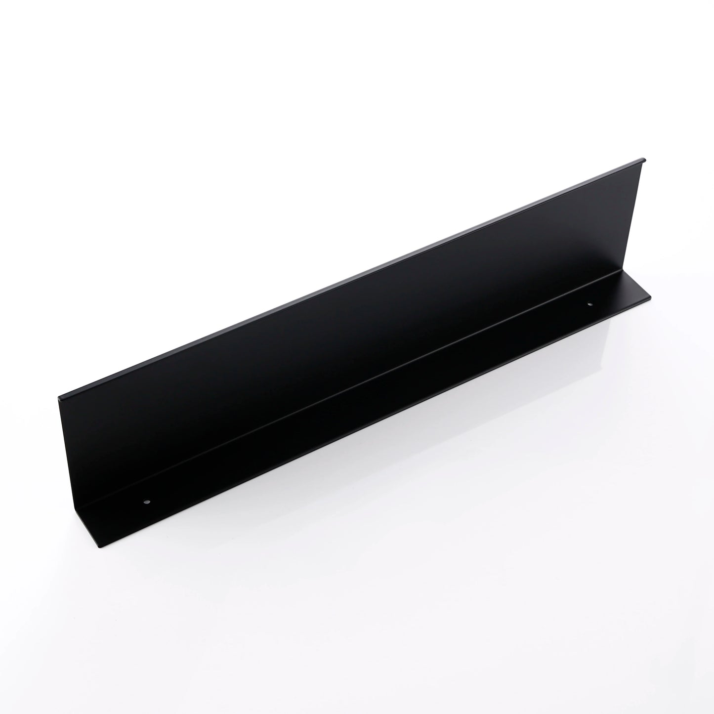 Matt Black Wall Shelf - Modern Bathroom Shelves | Corner Storage Rack 30-50cm - ZOOMNSTORE