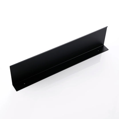 Matt Black Wall Shelf - Modern Bathroom Shelves | Corner Storage Rack 30-50cm - ZOOMNSTORE