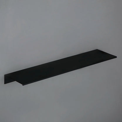 Matt Black Wall Shelf - Modern Bathroom Shelves | Corner Storage Rack 30-50cm - ZOOMNSTORE