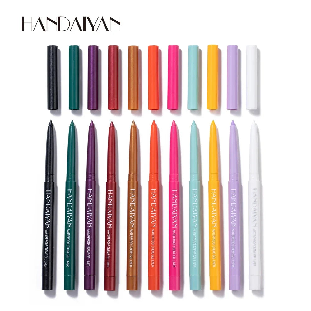 Matte Eyeliner Pencil - Waterproof Gel Pencil With 20 Colorful Shades | Long Lasting, Quick Dry - ZOOMNSTORE
