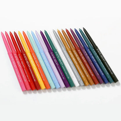 Matte Eyeliner Pencil - Waterproof Gel Pencil With 20 Colorful Shades | Long Lasting, Quick Dry - ZOOMNSTORE