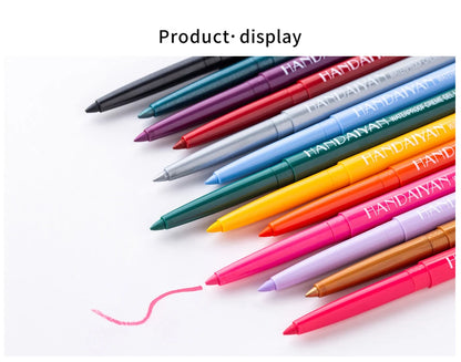 Matte Eyeliner Pencil - Waterproof Gel Pencil With 20 Colorful Shades | Long Lasting, Quick Dry - ZOOMNSTORE