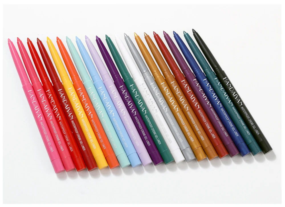 Matte Eyeliner Pencil - Waterproof Gel Pencil With 20 Colorful Shades | Long Lasting, Quick Dry - ZOOMNSTORE