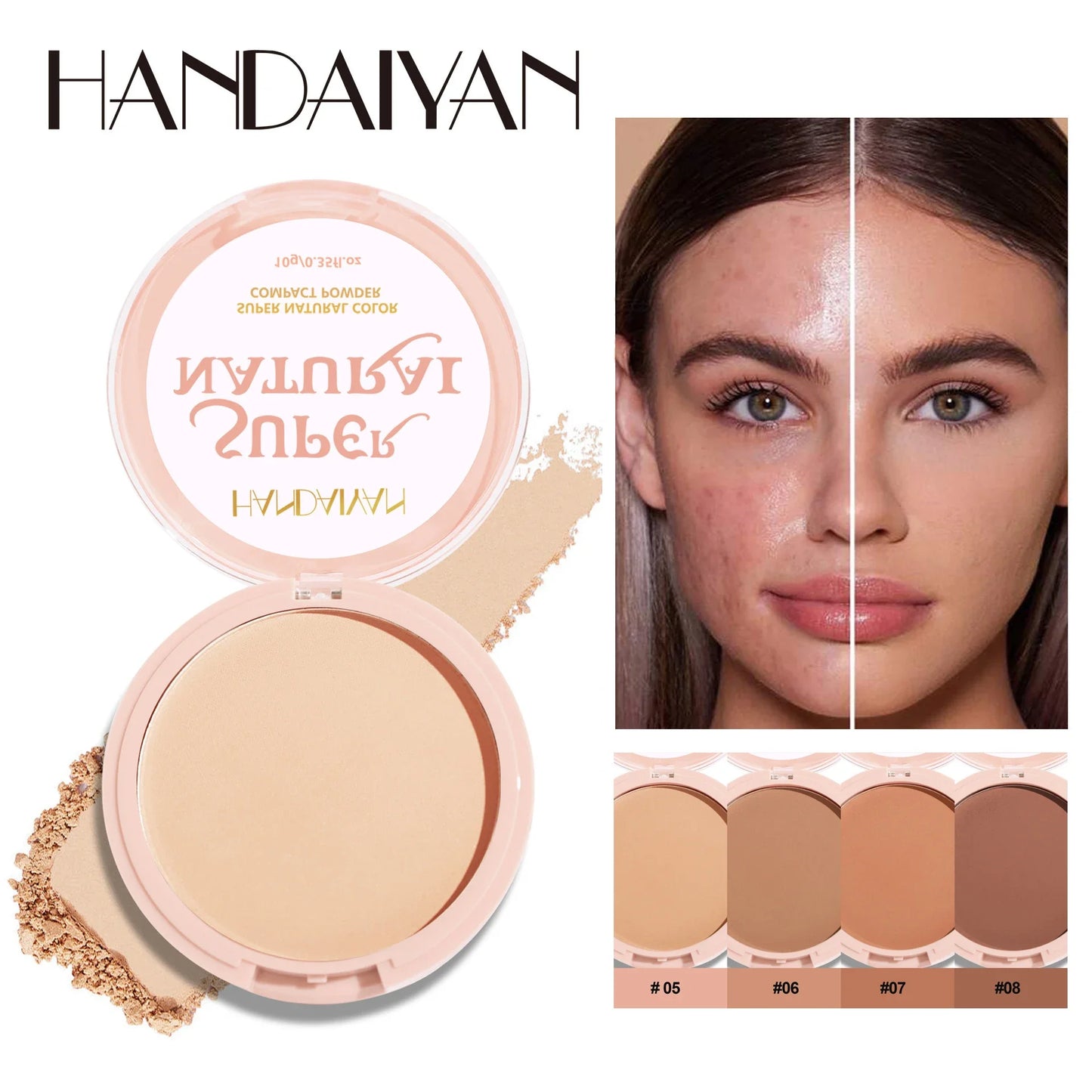 Matte Face Powder - 8 Color Waterproof Oil Control Setting Powder - ZOOMNSTORE
