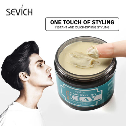 Sevich Matte Hair Clay Gel for Men - Strong Hold Styling Wax - ZOOMNSTORE
