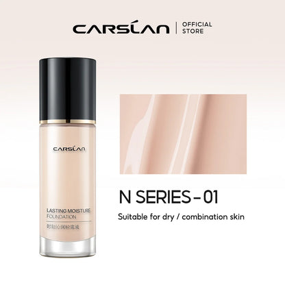CARSLAN Full Coverage Matte Liquid Foundation - Long-lasting Moisture Concealer Oil Control Face Makeup - ZOOMNSTORE