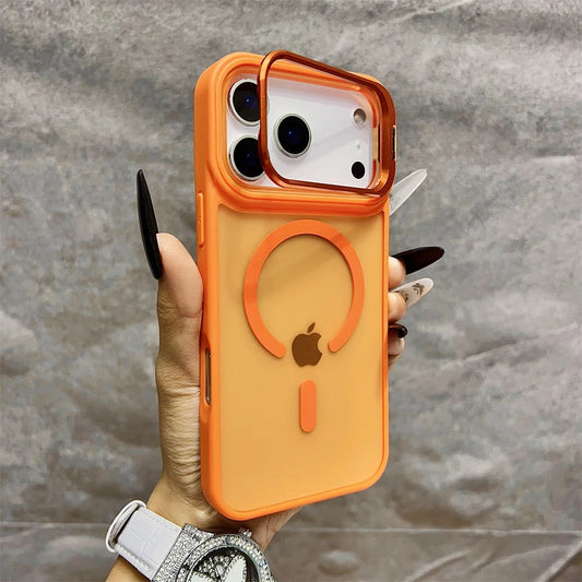 Matte Magnetic Wireless Charging Case for iPhone 11-17 Pro Max - Translucent MagSafe Cover - ZOOMNSTORE