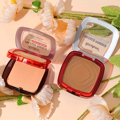 Matte Full Coverage Pressed Powder Foundation - 24H Weightless Finish with Puff Applicator - ZOOMNSTORE