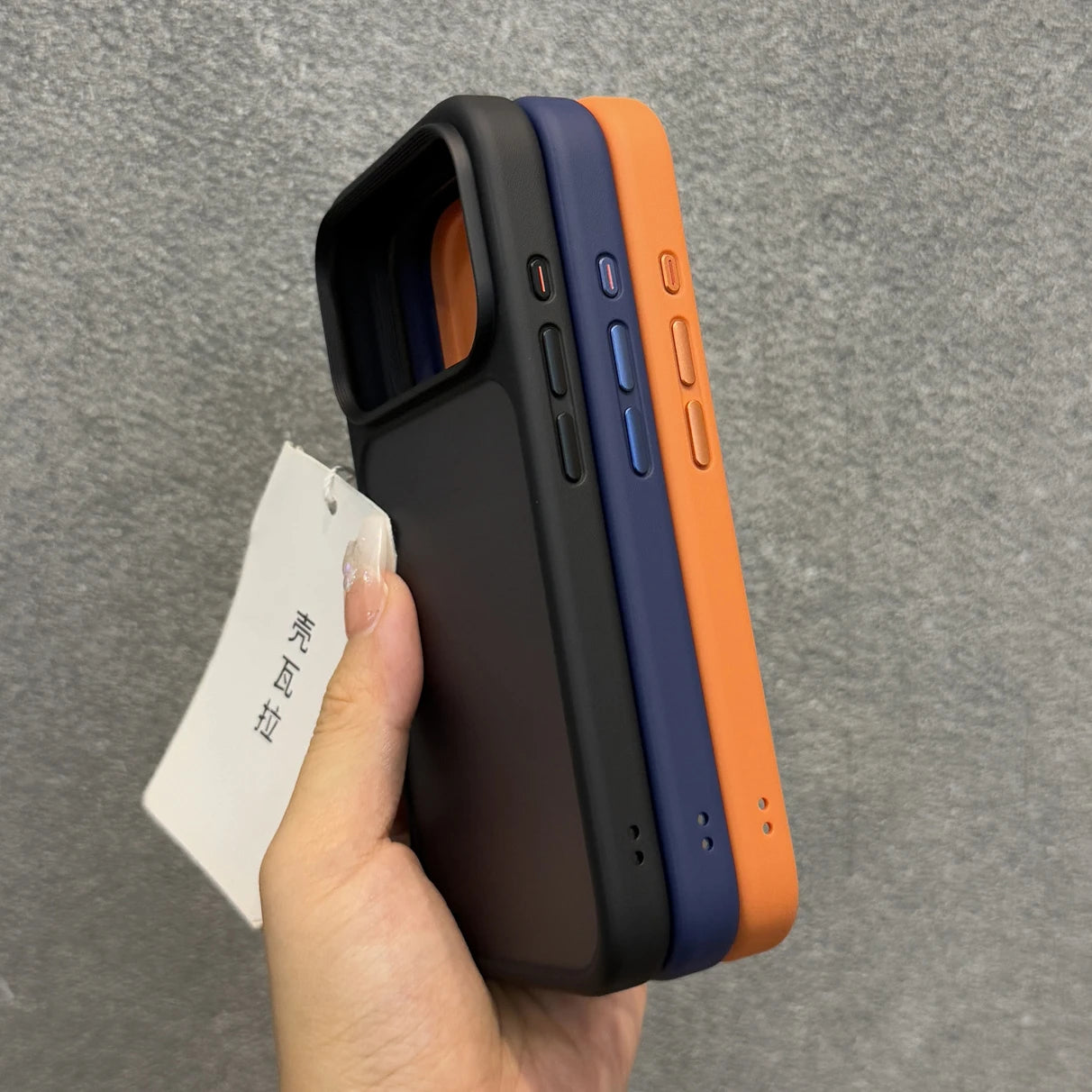 Luxury Matte Transparent Phone Case for iPhone 17 Pro Max - Shockproof Cover with Metal Buttons - ZOOMNSTORE