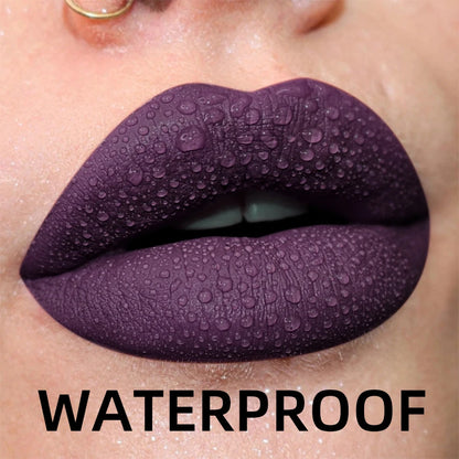 Matte Velvet Lip Gloss - Waterproof Liquid Lipstick in 19 Colors - ZOOMNSTORE