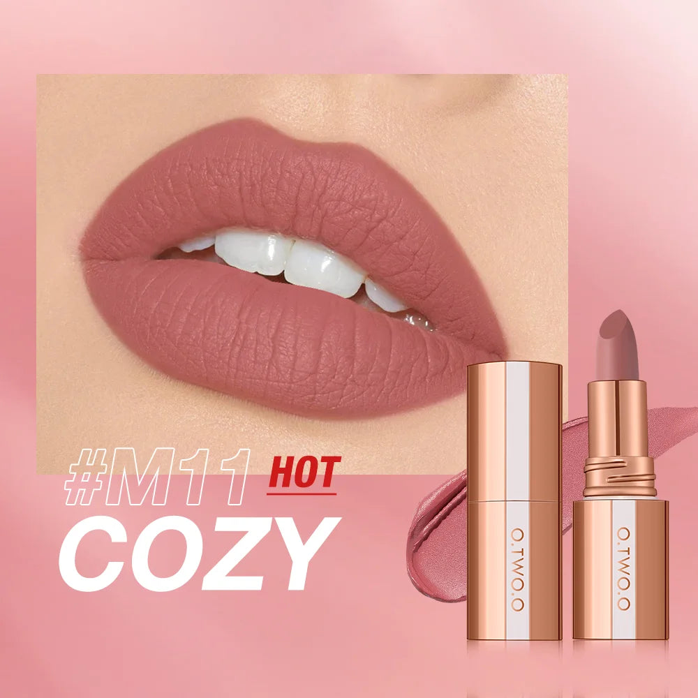 OTWOO Matte Lipstick - Long Lasting Waterproof Velvet Lip Tint - ZOOMNSTORE