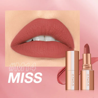 OTWOO Matte Lipstick - Long Lasting Waterproof Velvet Lip Tint - ZOOMNSTORE