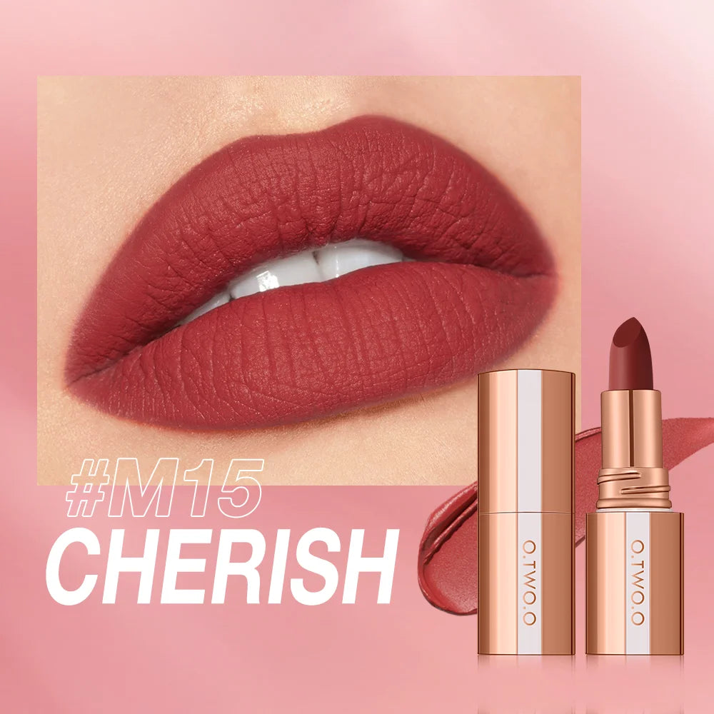 OTWOO Matte Lipstick - Long Lasting Waterproof Velvet Lip Tint - ZOOMNSTORE