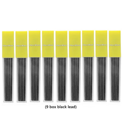 2.0 mm Mechanical Pencils Set 2B Automatic Student Pencils with Sharpener Color Pencil Leads School Pens Kawaii Cute Stationery - ZOOMNSTORE
