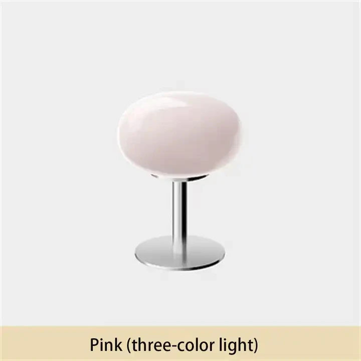 Medieval Cream Glass Lollipop Table Lamp - Retro Home Decor for Living Room Bedroom Study - ZOOMNSTORE