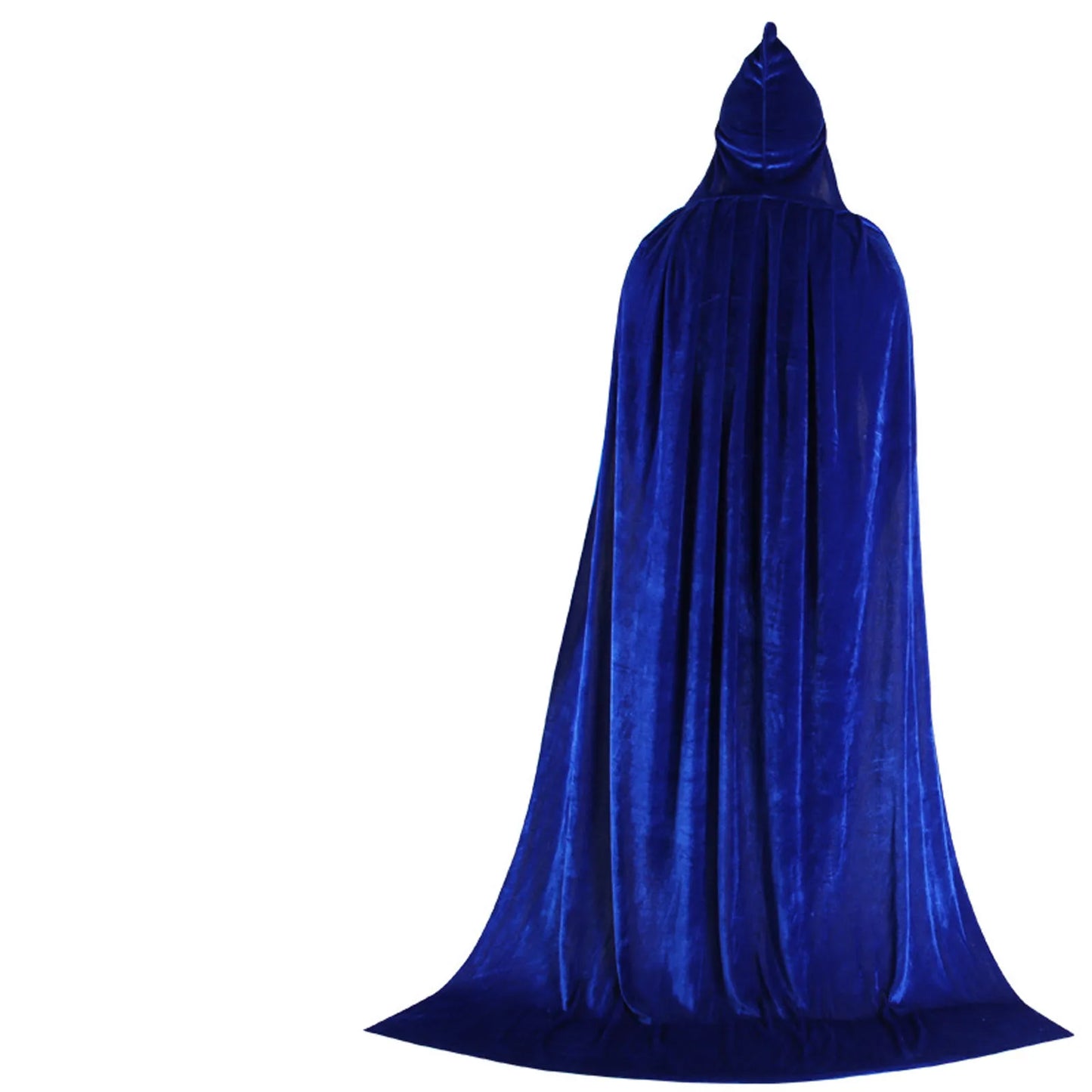 Hood Cloak Cosplay Medieval Long Cape Halloween Party Women Men Adult Long Mage Witchcraft Wicca Robe Conceal Gown Reenactment - ZOOMNSTORE